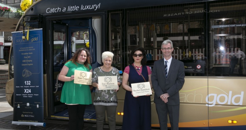Stagecoach in South Wales celebrates local heroes in Torfaen