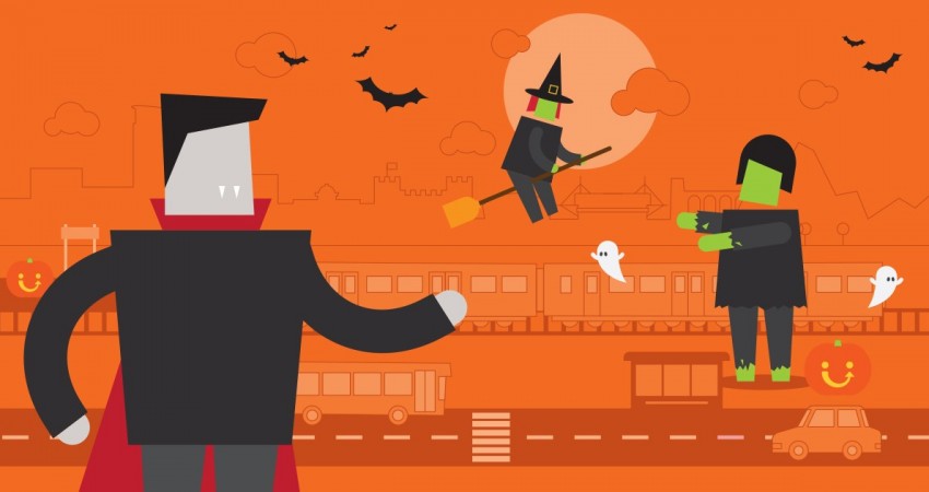 5 top tips for staying safe on your public transport travels this Halloween