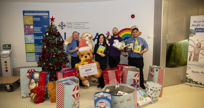 Stagecoach staff in the Rhondda Valleys spread the Christmas cheer by donating gifts to LATCH children’s hospital