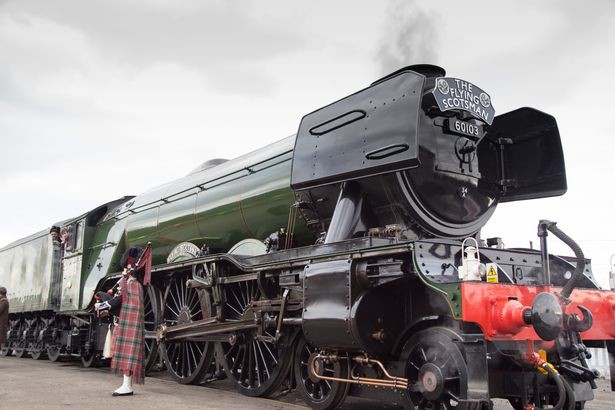 Flying Scotsman steams into Wales for luxury whistle-stop tour Flying Scotsman steams into Wales for luxury whistle-stop tour
