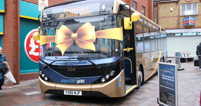 Stagecoach gold launch rhondda valley to cardiff Stagecoach gold launch rhondda valley to cardiff