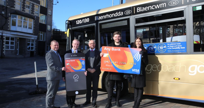 Go contactless with Stagecoach in South Wales