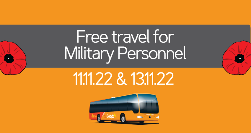 Free travel for Military Personnel – Cardiff Bus