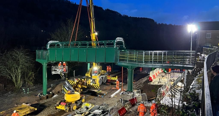 Electrification progress on the South Wales Metro Electrification progress on the South Wales Metro