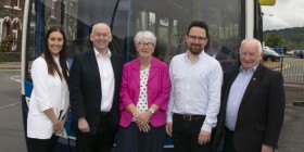 Stagecoach in South Wales provide bus connections to the Royal Gwent Hospital