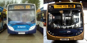Stagecoach in South Wales celebrate Captain Thomas Moore’s 100th birthday with a tribute to him, the NHS and key workers Stagecoach in South Wales celebrate Captain Thomas Moore’s 100th birthday with a tribute to him, the NHS and key workers