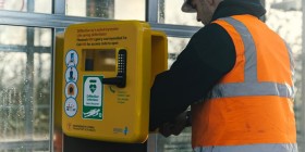 More life-saving defibrillators for stations across Wales and the borders