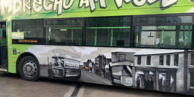 Street Art Style Bus to Honour our city Street Art Style Bus to Honour our city