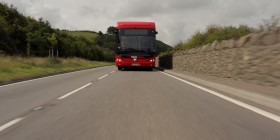 Front of TrawsCymru Bus 