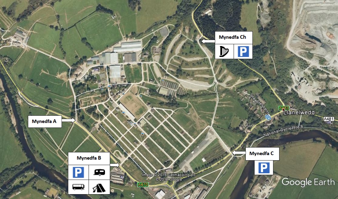 Urdd Eisteddfod 2018. Royal Welsh Showground, Builth Wells. 28th May